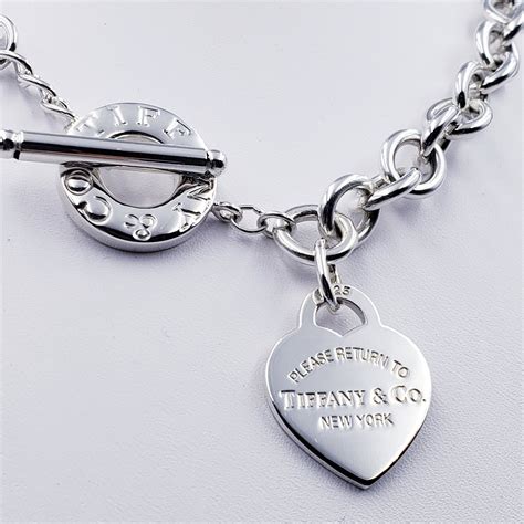 heart necklace tiffany replica|authentic tiffany heart toggle necklace.